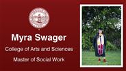 Myra Swager - College of Arts and Sciences - Master of Social Work