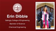 Erin Dibble - Gallogly College of Engineering - Bachelor of Science - Chemical Engineering