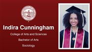 Indira Cunningham - College of Arts and Sciences - Bachelor of Arts - Sociology