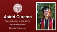 Astrid Cureton - Gallogly College of Engineering - Bachelor of Science - Chemical Engineering