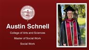 Austin Schnell - College of Arts and Sciences - Master of Social Work - Social Work