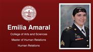 Emilia Amaral - College of Arts and Sciences - Master of Human Relations - Human Relations
