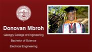 Donovan Mbroh - Gallogly College of Engineering - Bachelor of Science - Electrical Engineering