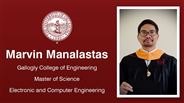 Marvin Manalastas - Marvin Manalastas - Gallogly College of Engineering - Master of Science - Electronic and Computer Engineering