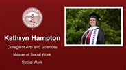Kathryn Hampton - Kathryn Hampton - College of Arts and Sciences - Master of Social Work - Social Work
