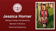 Jessica Horner - Gallogly College of Engineering - Bachelor of Science - Electrical Engineering