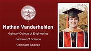 Nathan Vanderheiden - Gallogly College of Engineering - Bachelor of Science - Computer Science