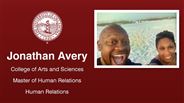 Jonathan Avery - College of Arts and Sciences - Master of Human Relations - Human Relations