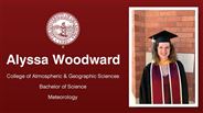 Alyssa Woodward - College of Atmospheric & Geographic Sciences - Bachelor of Science - Meteorology
