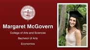 Margaret McGovern - College of Arts and Sciences - Bachelor of Arts - Economics
