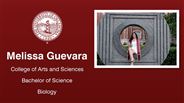 Melissa Guevara - College of Arts and Sciences - Bachelor of Science - Biology