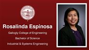 Rosalinda Espinosa - Gallogly College of Engineering - Bachelor of Science - Industrial & Systems Engineering