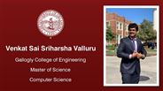 Venkat Sai Sriharsha Valluru - Gallogly College of Engineering - Master of Science - Computer Science