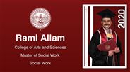 Rami Allam - Rami Allam - College of Arts and Sciences - Master of Social Work - Social Work