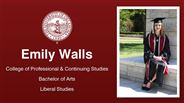 Emily Walls - College of Professional & Continuing Studies - Bachelor of Arts - Liberal Studies