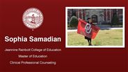 Sophia Samadian - Jeannine Rainbolt College of Education - Master of Education - Clinical Professional Counseling