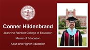 Conner Hildenbrand - Jeannine Rainbolt College of Education - Master of Education - Adult and Higher Education