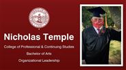 Nicholas Temple - College of Professional & Continuing Studies - Bachelor of Arts - Organizational Leadership