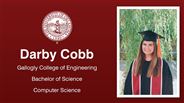 Darby Cobb - Darby Cobb - Gallogly College of Engineering - Bachelor of Science - Computer Science