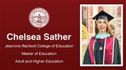 Chelsea Sather - Jeannine Rainbolt College of Education - Master of Education - Adult and Higher Education