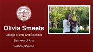Olivia Smeets - College of Arts and Sciences - Bachelor of Arts - Political Science
