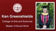 Ken Greenshields - College of Arts and Sciences - Master of Social Work