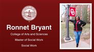 Ronnet Bryant - College of Arts and Sciences - Master of Social Work - Social Work