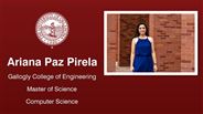 Ariana Paz Pirela - Gallogly College of Engineering - Master of Science - Computer Science