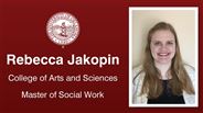 Rebecca Jakopin - College of Arts and Sciences - Master of Social Work