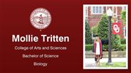 Mollie Tritten - College of Arts and Sciences - Bachelor of Science - Biology