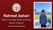 Rahmat Ashari - Rahmat Ashari - Mewbourne College of Earth and Energy - Bachelor of Science - Petroleum Engineering