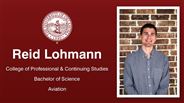 Reid Lohmann - Reid Lohmann - College of Professional & Continuing Studies - Bachelor of Science - Aviation