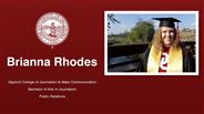 Brianna Rhodes - Gaylord College of Journalism & Mass Communication - Bachelor of Arts in Journalism - Public Relations