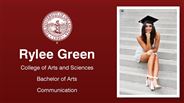 Rylee Green - College of Arts and Sciences - Bachelor of Arts - Communication