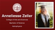 Anneliesse Zeller - College of Arts and Sciences - Bachelor of Science - Astrophysics