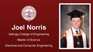 Joel Norris - Joel Norris - Gallogly College of Engineering - Master of Science - Electrical and Computer Engineering