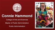 Connie Hammond - College of Arts and Sciences - Master of Public Administration - Public Adminsitration
