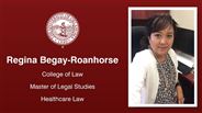 Regina Begay-Roanhorse - College of Law - Master of Legal Studies - Healthcare Law