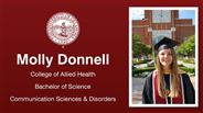 Molly Donnell - College of Allied Health - Bachelor of Science - Communication Sciences & Disorders