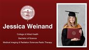 Jessica Weinand - College of Allied Health - Bachelor of Science - Medical Imaging & Radiation Sciences-Radio Therapy