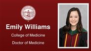 Emily Williams - College of Medicine - Doctor of Medicine