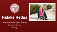 Natalie Redus - Fran and Earl Ziegler College of Nursing - Bachelor of Science - Nursing