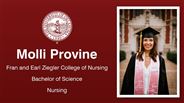 Molli Provine - Fran and Earl Ziegler College of Nursing - Bachelor of Science - Nursing