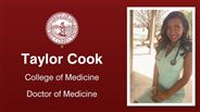 Taylor Cook - College of Medicine - Doctor of Medicine