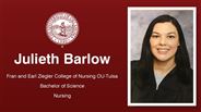 Julieth Barlow - Fran and Earl Ziegler College of Nursing OU-Tulsa - Bachelor of Science - Nursing