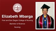 Elizabeth Mbarga - Fran and Earl Ziegler College of Nursing - Bachelor of Science - Nursing