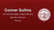 Conner Sullins - Fran and Earl Ziegler College of Nursing - Bachelor of Science - Nursing