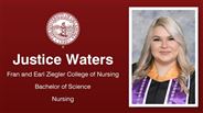 Justice Waters - Fran and Earl Ziegler College of Nursing - Bachelor of Science - Nursing