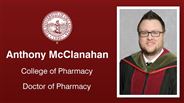 Anthony McClanahan - College of Pharmacy - Doctor of Pharmacy