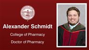 Alexander Schmidt - College of Pharmacy - Doctor of Pharmacy